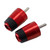 Motorcycle Handlebar Plugs Motorcycle Modification Balance Terminal for XMAX300 xmax300 17-18 red