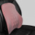 Color: Pink, style: Electric lumbar support - Car Electric Headrest Car Seat Electric Lumbar Cushio