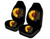 style: A two-seater - Car Sun Flower Printed Seat Cover Yin Yang Sunflower