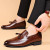 Color: Beige, Shoe Size: 38 - Mens Dress Shoes Designer 2024 New Business Shoes Slip on Men Leather