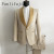 Color: Champagne, Size: XXL - Fanlifujia Mens Wedding Suits 2023 Italian Design Custom Made Champag