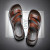 Color: Brown, Shoe Size: 44 - Men's Sandals Wholesale Summer Soft soled Anti slip Beach Shoes Men's