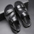 Color: Brown, Shoe Size: 44 - Men's Sandals Wholesale Summer Soft soled Anti slip Beach Shoes Men's