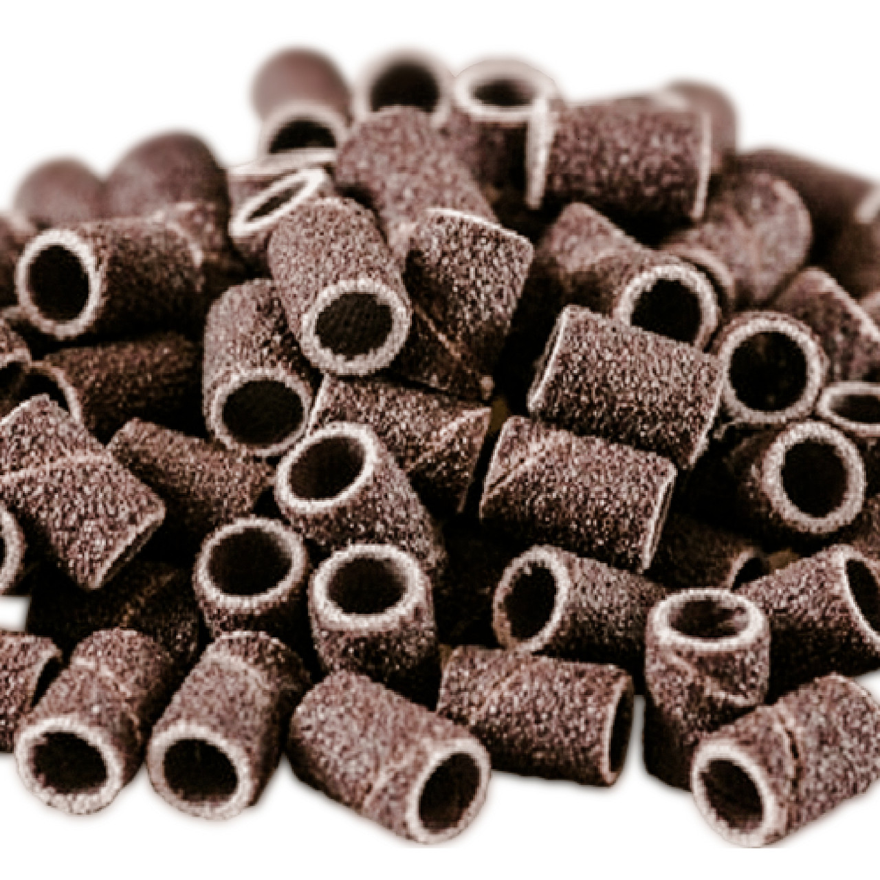 Lot De 100 Bandes Abrasives + 2 Mandrins - Ponçage Et Polissage, Grain 80, Diam. 1.3cm