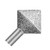 French Fill Diamond Bits 3/32"