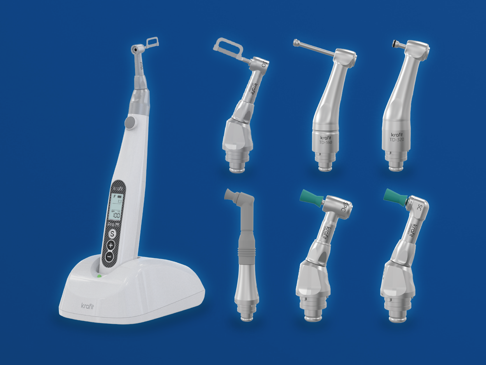 Pro M Cordless Prophy, Ortho IPR, Torque Driver