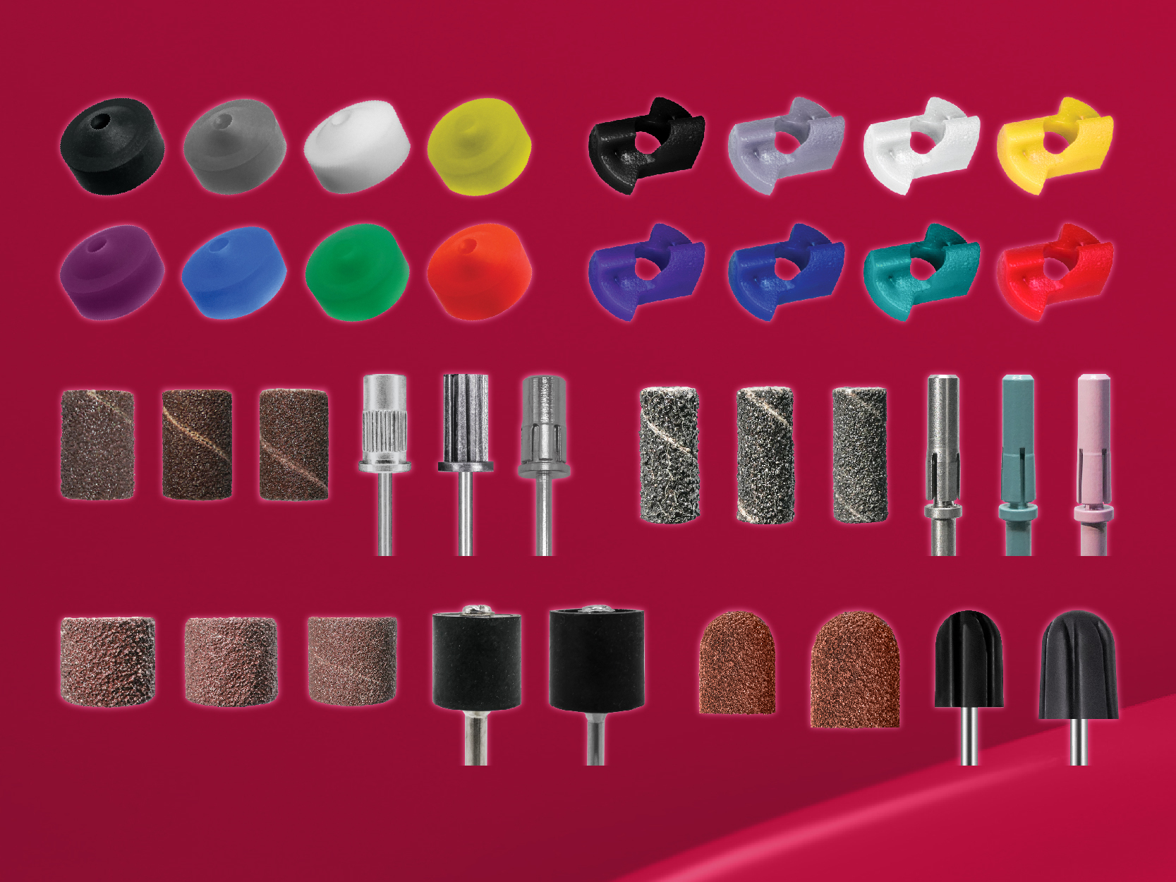 Dust Shields, Sanding Bands & Caps