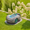 Gardena Smart Sileno 600 robot lawnmower in charging station