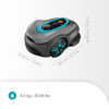 Dimensions Gardena Smart Sileno Sense 600m/sq GPS Robot Lawn mower