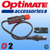 Optimate 02 Car/Bike SAE Adapter