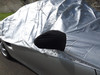Waterproof car half cover on Porsche Boxster 986 mirror pockets keep cover secure