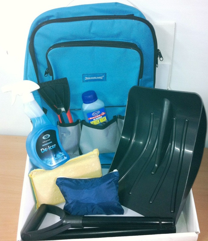 Winter Care Kit - Snow Shovel, Windscreen Protector &amp; more
