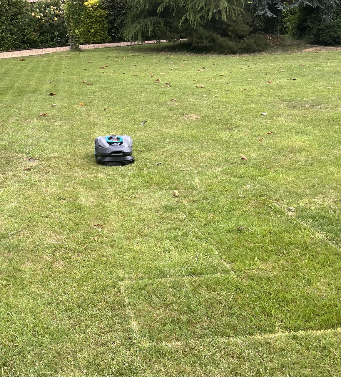 Gardena Robot lawn mower in action