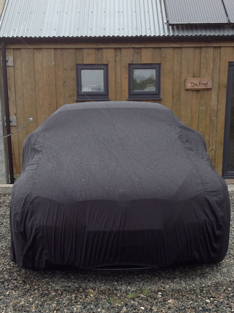 Black Waterproof & Breathable car cover on BMW 3-series