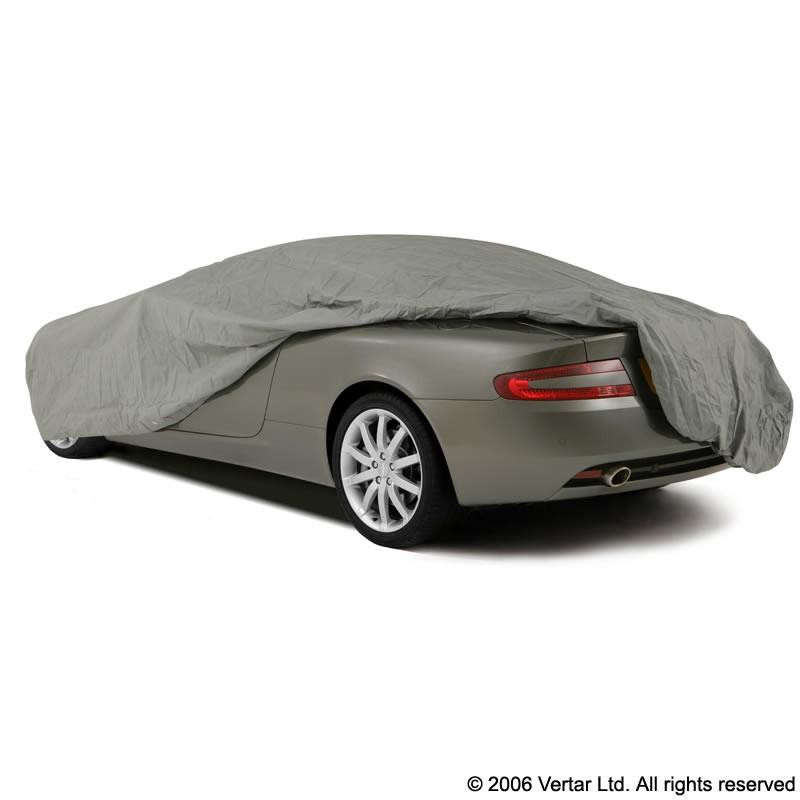 Maypole breathable outdoor budget car cover on Aston Martin DB9