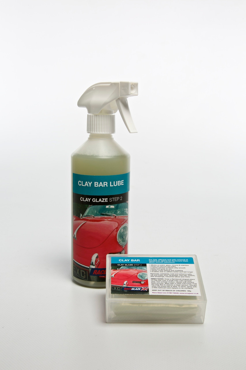 Clay Glaze system (Poly Clay 2 bar pack (200g) + Lube (500ml))