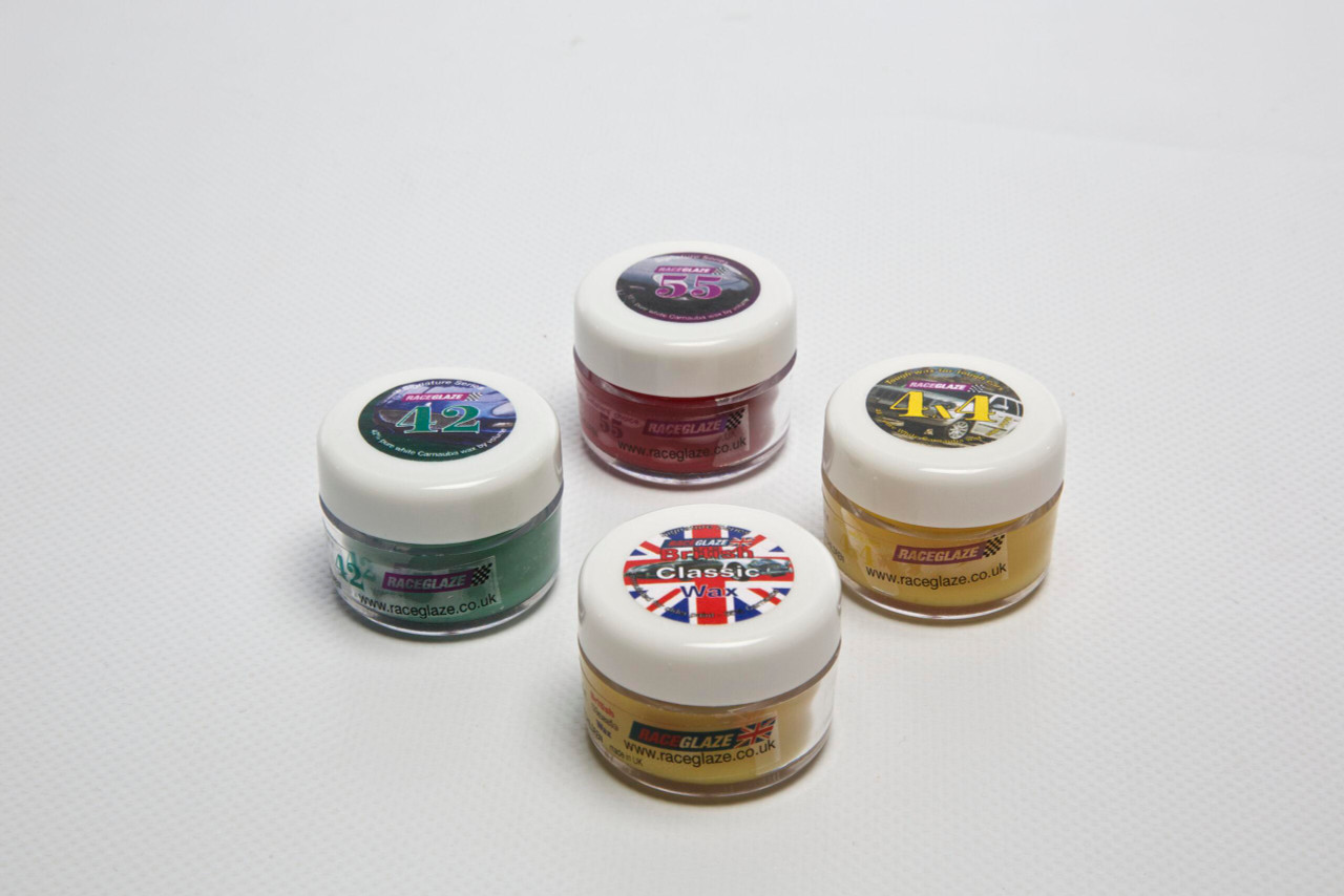 Race Glaze Two Car Sample Waxes