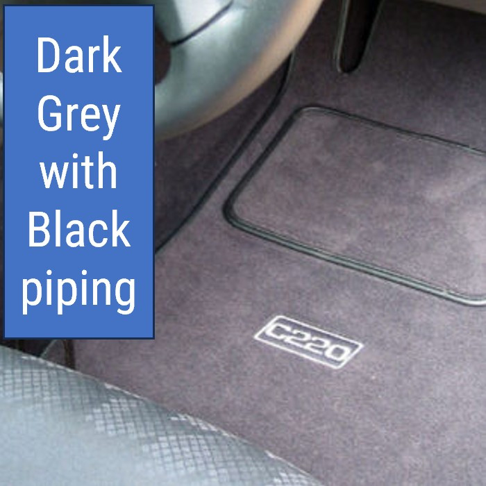 Dark Grey with Black piping