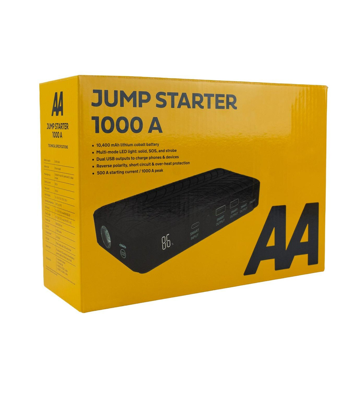 AA Lithium Cobalt Jump Starter 1000A
