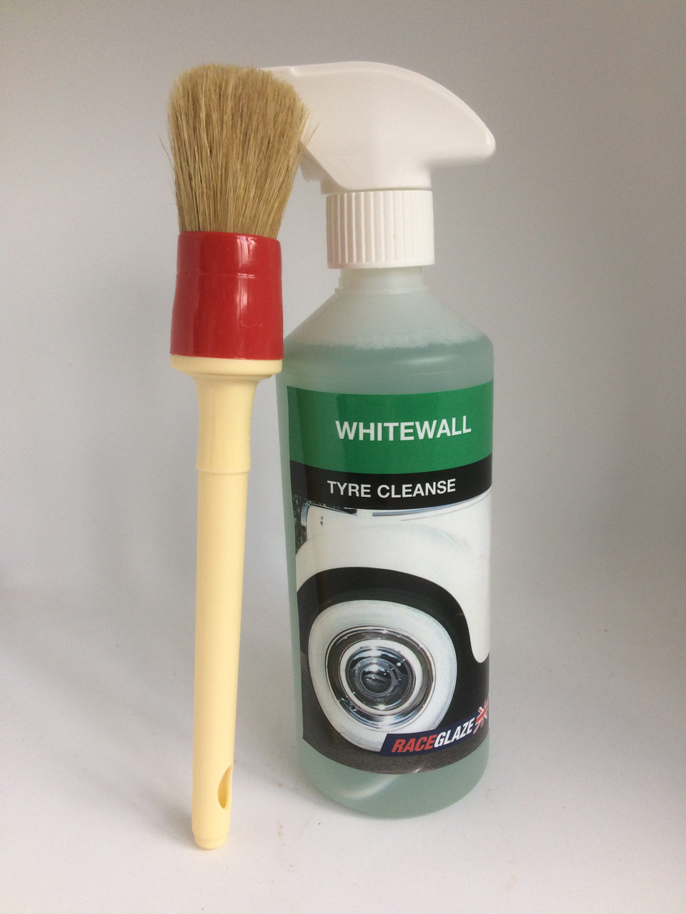Whitewall Tyre Cleaner 500ml with Whitewall Brush