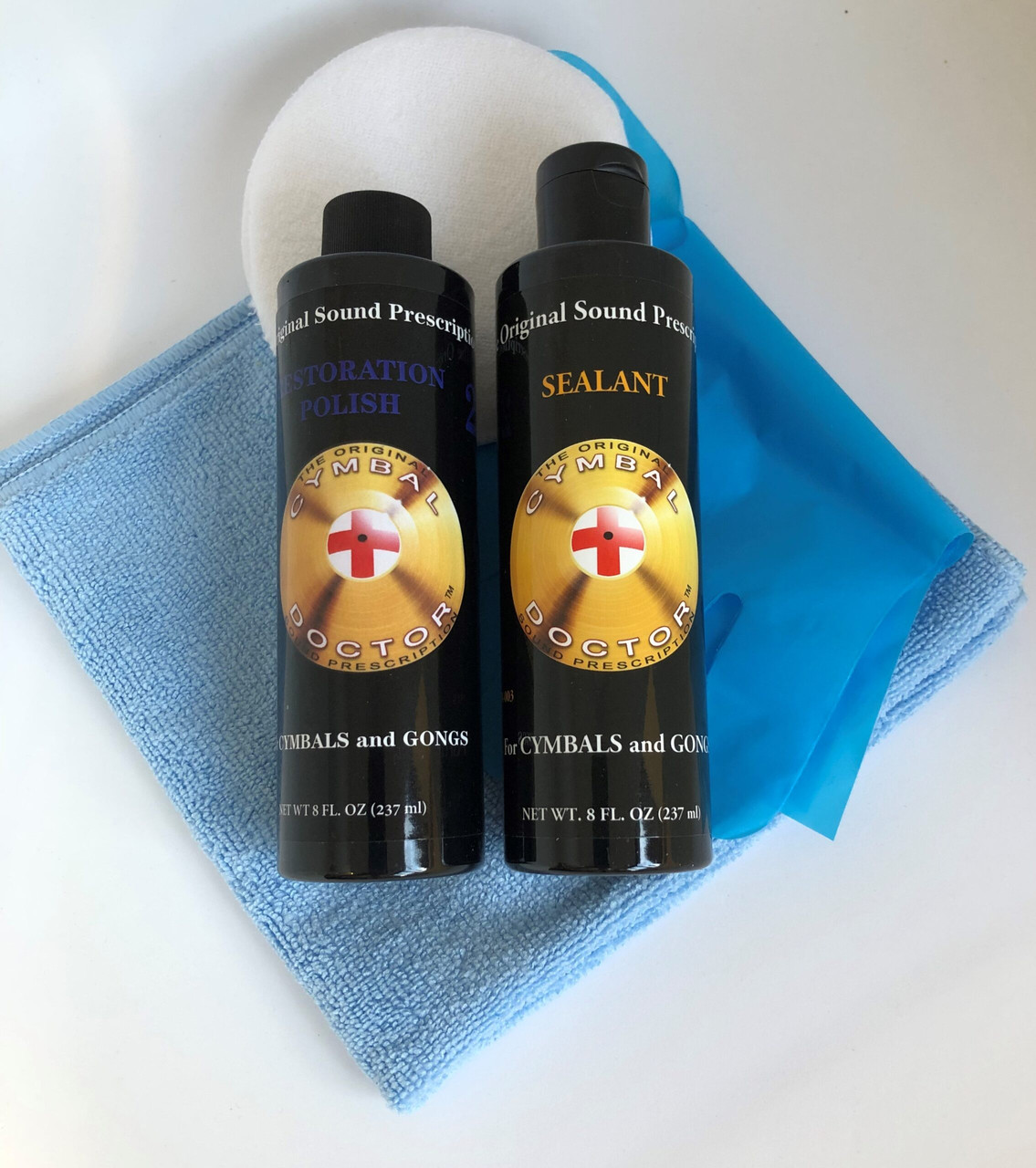 Cymbal Doctor Duo Cymbal Polish & Cleaner Brightener Kit