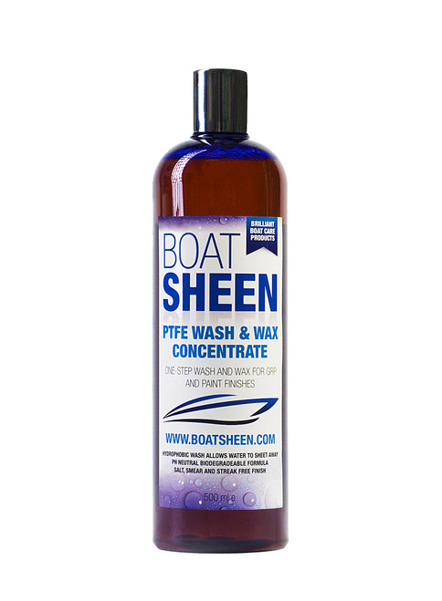 Polymer sealant boat surface treated wash concentrate