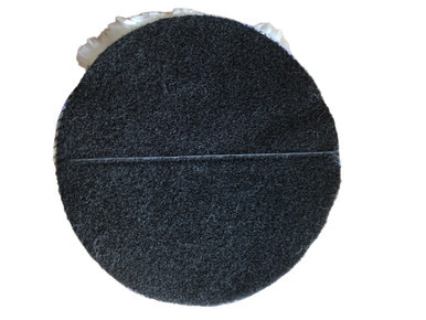 Lambswool polishing pad reverse with velcro
