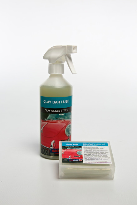 Clay Glaze system (Poly Clay 2 bar pack (200g) + Lube (500ml))