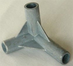 Airchamber Aluminium Angled joint