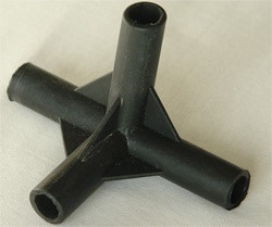 Airchamber Plastic 4 Way Joint