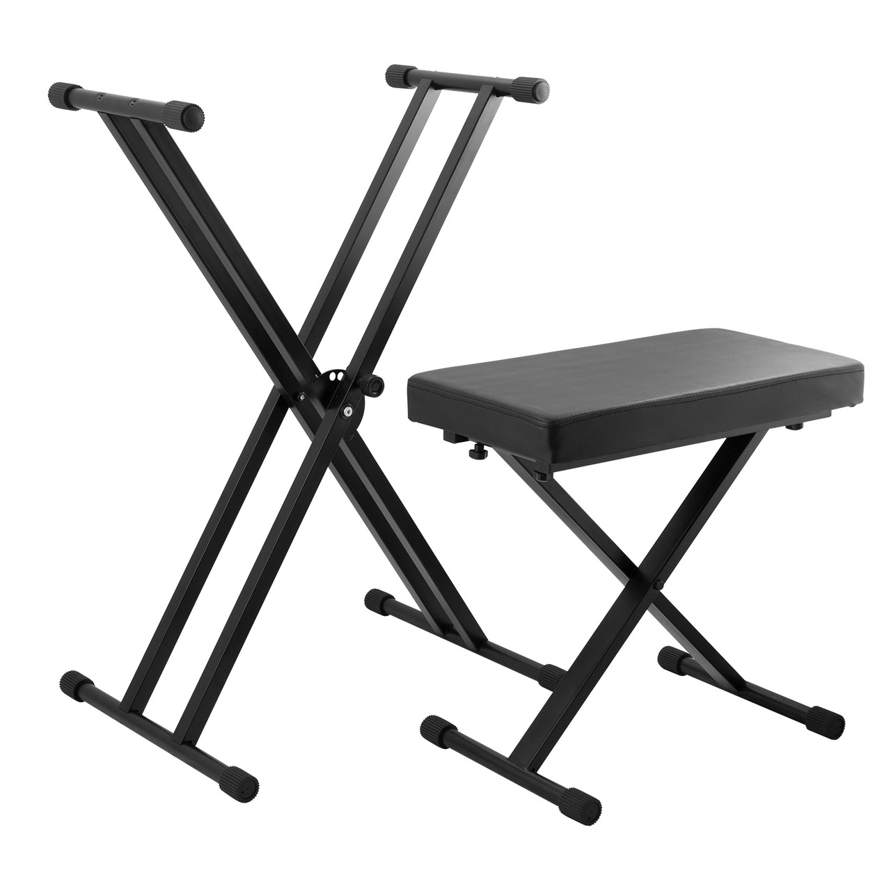 Tiger Keyboard Stand & Stool Pack Height Adjustable Keyboard Stand