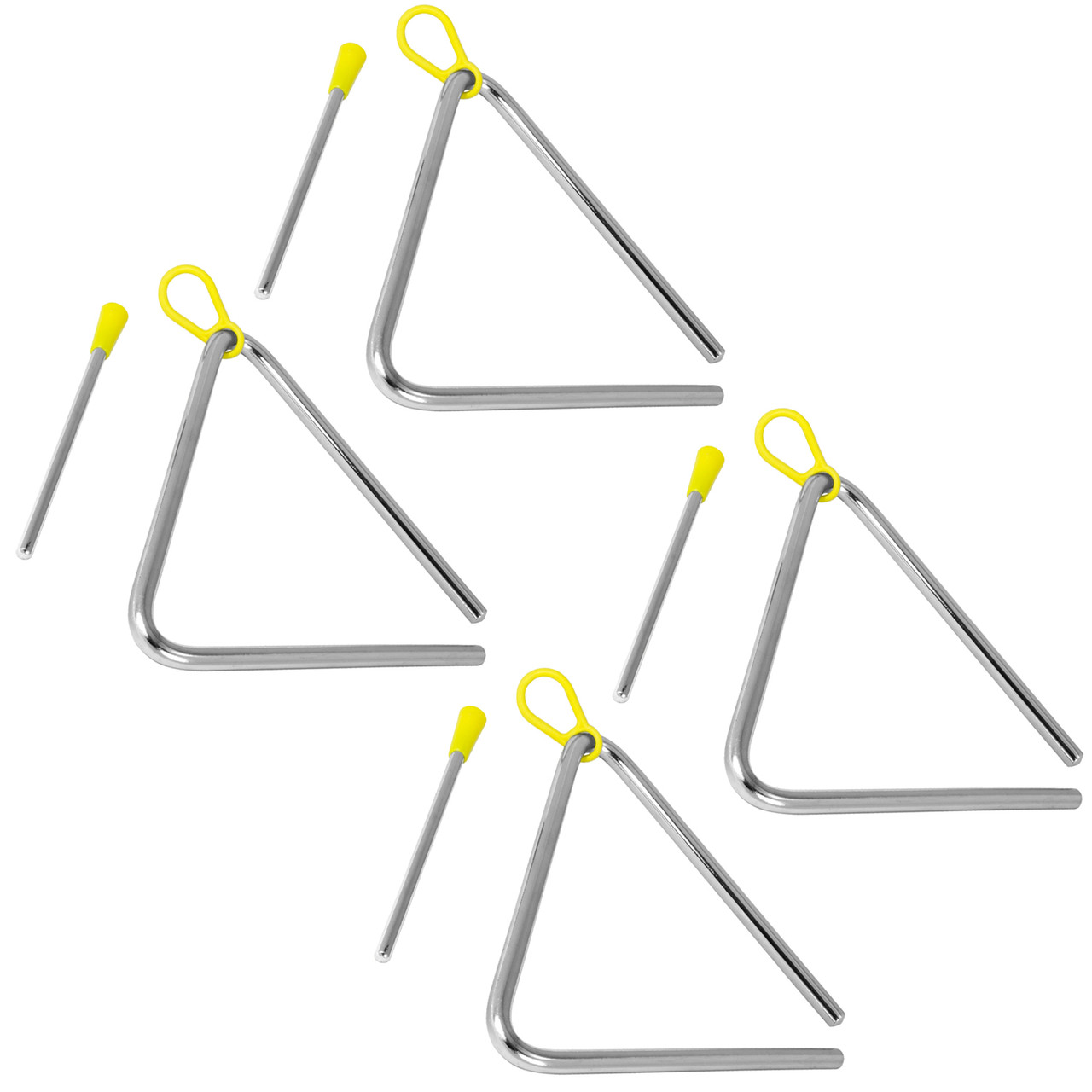 Giant Triangle Instruments TIGER TRI7-4-MT 15CM Steel Triangle Instrument, Complete with Beater ...