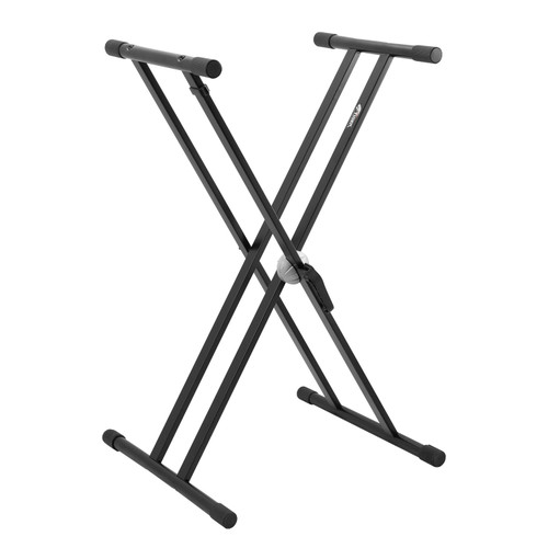 TIGER KYS14-BK Fully Adjustable Keyboard Stand - Double Braced - Black
