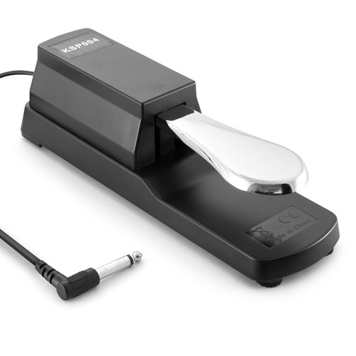 Tiger Universal Sustain Pedal - Piano Style Action for Keyboards, Digital Pianos