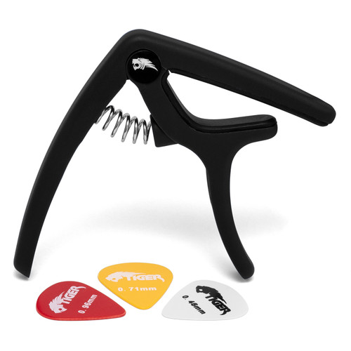 Tiger Black Quick Release Guitar Trigger Capo