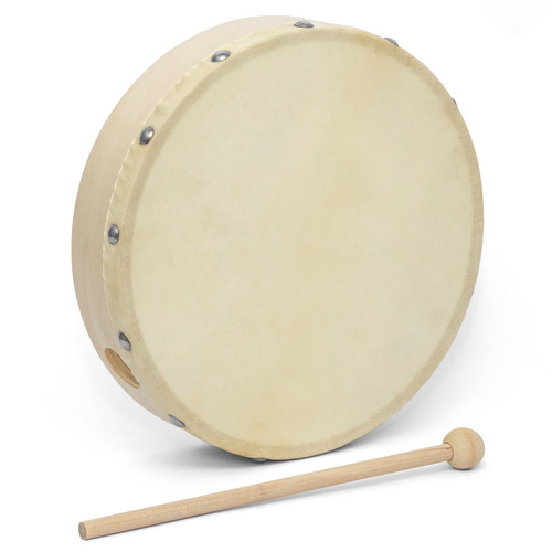 World Rhythm 10" Hand Drum with Beater