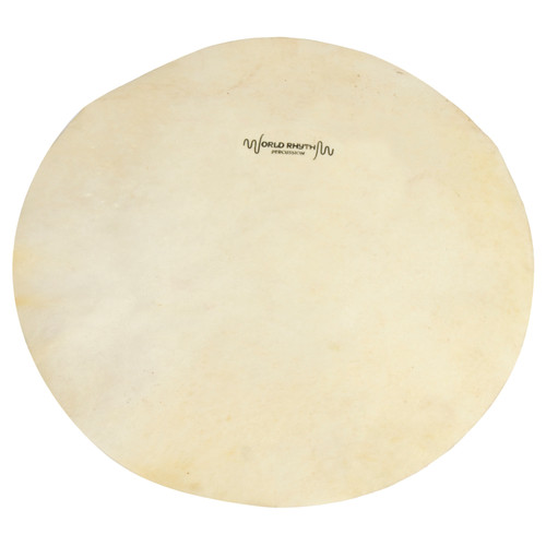 World Rhythm 9" White Goat Skin for Djembe Drum Head 