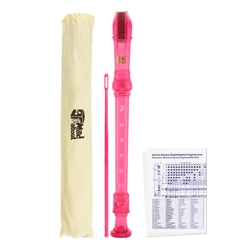 Descant Recorder in Pink by Mad About - Soprano School Recorder