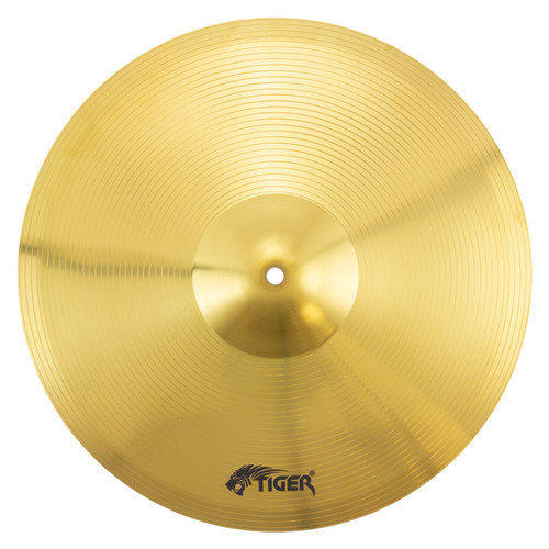 Tiger 16" Beginners Crash Cymbal - Ideal Add On for Starter Drum Kits