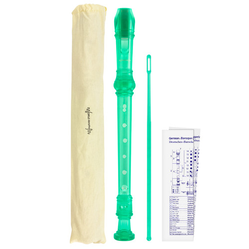Descant Recorder - Green School Recorder by World Rhythm
