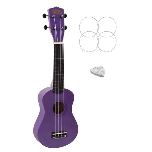Soprano Ukulele by Mad About - Purple