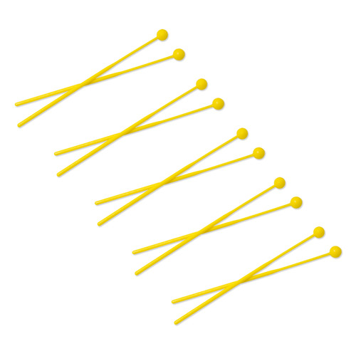 5 Pairs of Plastic Head Beaters for Glockenspiel