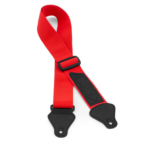 Tiger UAC4 Ukulele Strap for Soprano, Concert, Tenor and Baritone Ukes - Red
