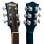 Tiger ACG1-BL Acoustic Guitars with Steel Strings - Small Body 4/4 - Blue