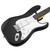 Tiger Beginners Full Size Black Electric Guitar Bundle - Strap, Picks and Bag