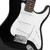 Tiger Beginners Full Size Black Electric Guitar Bundle - Strap, Picks and Bag