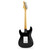 Tiger Beginners Full Size Black Electric Guitar Bundle - Strap, Picks and Bag