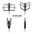 Tiger Easy Folding Sheet Music Stand Professional Portable Stand Inc Bag - Black