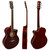  Tiger Electro Acoustic Guitar for Beginners - Red
