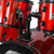 Tiger Full Size Acoustic Drum Kit, 5 Piece Drum Set with Stands & Cymbals Red